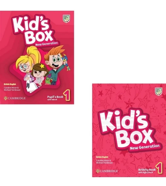 Kid's Box New Generation Level 1 Pupil's Book and Activity Book (Downloadable CD li versiyon – Online KOD YOKTUR) ürün görseli 1