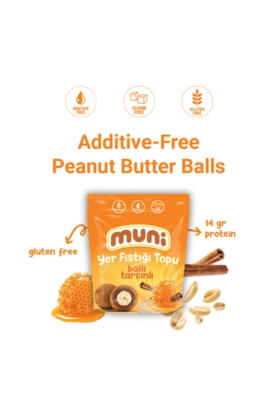 muni Ballı Fıstık Ezmesi, 300 G - 5