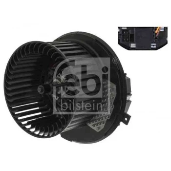 KALORIFER MOTORU AUDI A3 TT SEAT ALTEA LEON TOLEDO III SKODA OCTAVIA VW CADDY III EOS GOLF PLUS GOLF - FEBI 109421 - 1