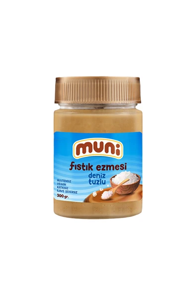 muni Deniz Tuzlu Fıstık Ezmesi, 300 G