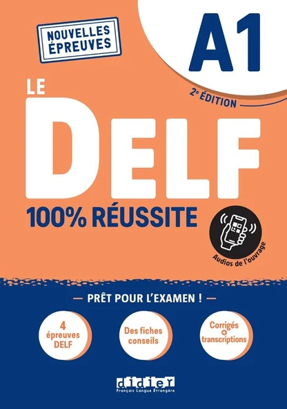 Le DELF - 100% réussite - 2. Ausgabe - A1: Buch mit didierfle.app édition 2021-2022 ürün görseli