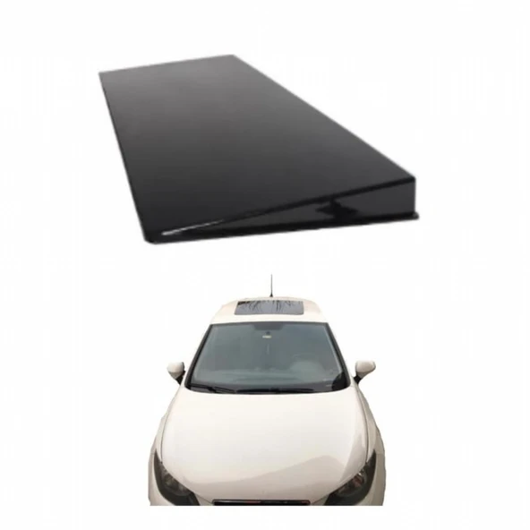 UNİVERSAL PİANO BLACK PLASTİK ARAÇ SUNROOF - 1