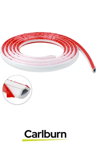 Özel Üretim Esnek Dayanıklı Yapışkanlı Mutfak Banyo Tezgah Kendinden Yapışkanlı Su Bariyeri 2 Metre - 3