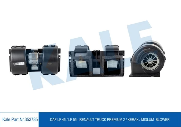 Daf Truck Kalorıfer Motoru Daf Lf45-Lf55/renault Premium 2-Midlum-Kerax DXI 7-DXI 11 - Kale 353785 ürün görseli 1