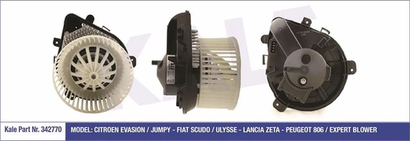 Psa Kalorıfer Motoru Expert Jumpy Scudo 97> Klimalı 4 Fisli - Kale 342770 ürün görseli 1