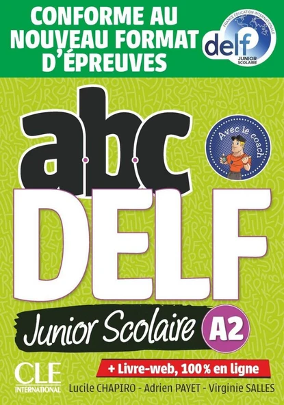 ABC Delf Junior Scolaire niveau A2 + LIVRE + DVD (Audios + Corriges) ürün görseli 1