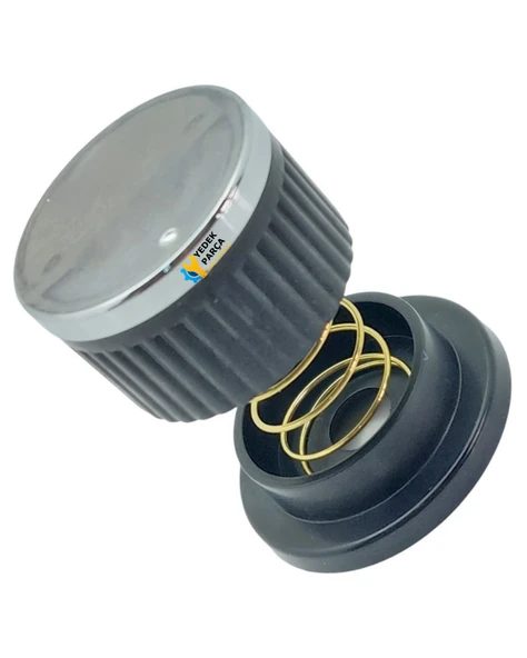 Arçelik Uyumlu Düğme 4 lü Takımı Ankastre Set Üstü Ocak Düğmesi - Siyah (YAYLI) Görselle Eşleştiriniz - Resim 2