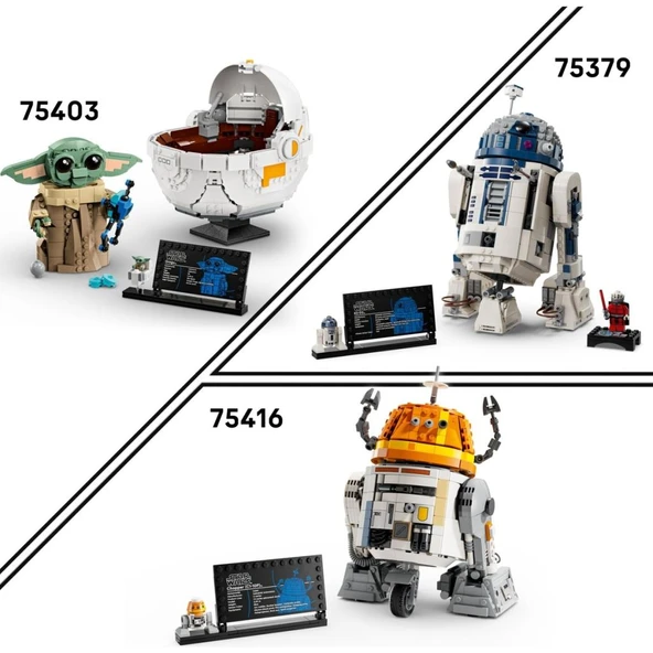 LEGO 75434  Star Wars K-2SO Güvenlik Droidi – 10 Yaş ve Üzeri Çocuklar için Detaylı Droid Modeli Oyuncak Yapım Seti (845 Parça) - Resim 10