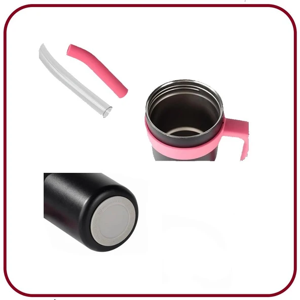 Dodge Trekking Çelik Termos Mug 750Ml Turuncu - Resim 4