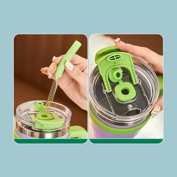 Dodge Trekking Çelik Termos Mug 750Ml Turuncu - Resim 3