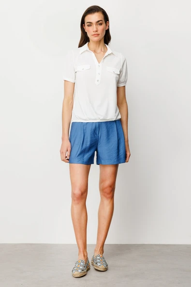 On Süs Düğmeli Bluz - 11