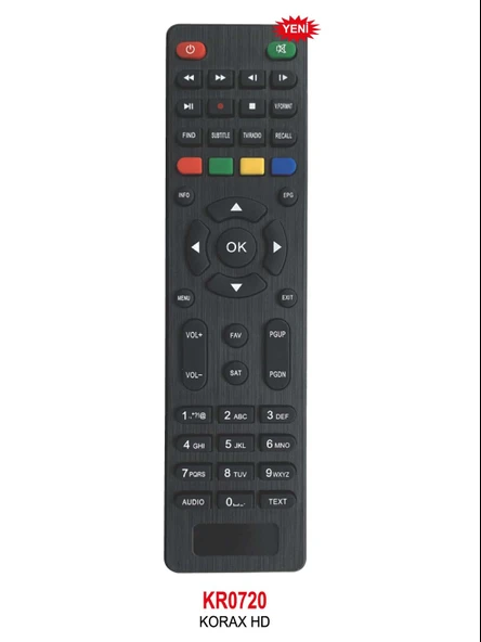 KORAX HD UYDU KUMANDASI ürün görseli
