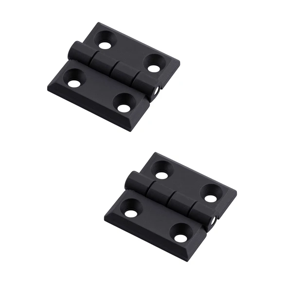 Plastik Yaprak Menteşe 30x30 mm Dayanıklı 2 Adet Set Küçük Dolap Çekmece Kapak Mobilya Menteşe ürün görseli