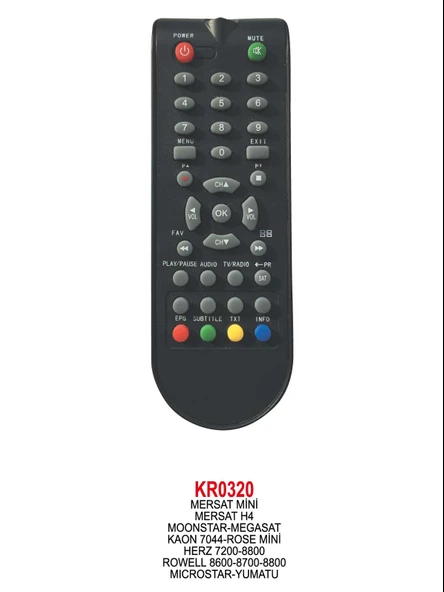 HERZ 7200-8800 UYDU KUMANDASI