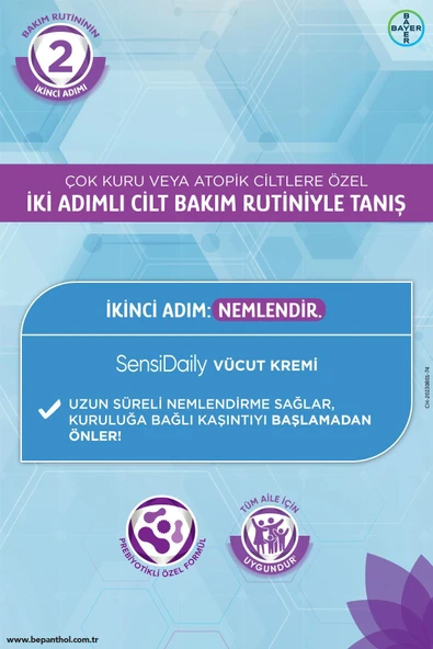 Bepanthol Sensidaily Yüz ve Vücut Temizleme Jeli 200 ml - Resim 3