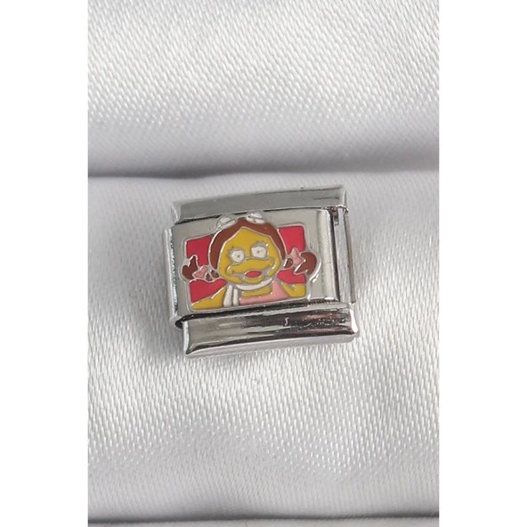 316L Çelik Gümüş Renk Renkli Çocuk İşlemeli Nomination Charm