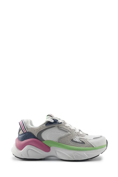 Lumberjack Leaf Kadin Ayakkabi - Beyaz Laci Pembe - 2