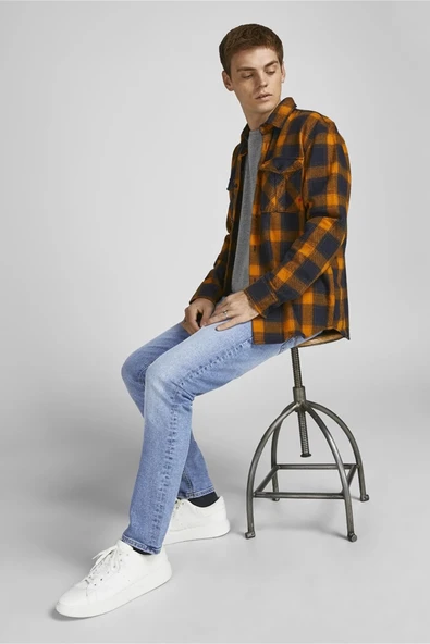 Jack&jones 12203510 Erkek Pantolon - Mavi - 4