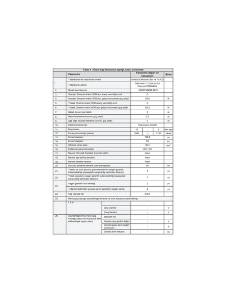Sunny SN55FMN252 4K Ultra HD 55" 140 Ekran Uydu Alıcılı webOS Smart LED TV - 5