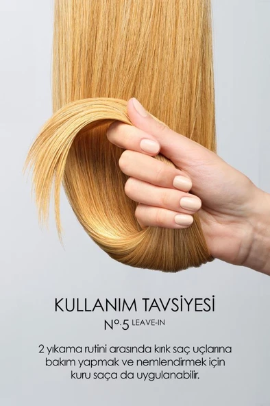 Olaplex Nº.5 Leave-In Moisturize & Mend Conditioner Bağ Güçlendirici Durulanmayan Saç Kremi 100 ml - Resim 3