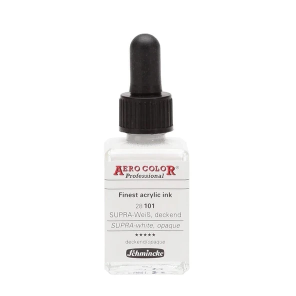 Supertrend Aero Color Akrilik Mürekkep 28 ml. 101 Supra White Opaque ürün görseli