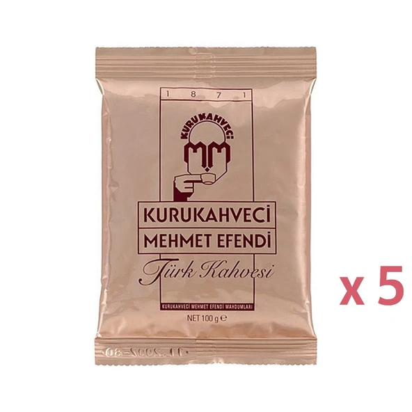 Kurukahveci Mehmet Efendi Türk Kahvesi 100 Gr. x 5 adet
