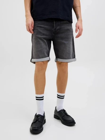 Jack&jones 12269501 Erkek Sort - Siyah - Resim 4