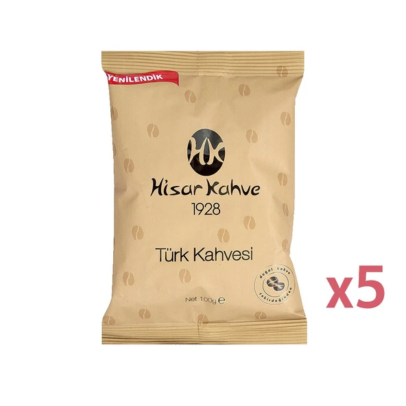 Hisar Türk Kahvesi 100 Gr. x 5 adet