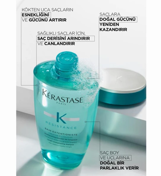 Kerastase Resistance Bain Extentioniste Daha Sağlıklı Uzayan Güçlü Saçlar Için Onarıcı Şampuan 250 Ml - 3
