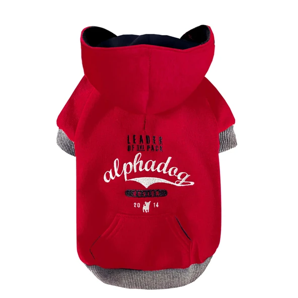 Alphadog Leader Red Orta-Büyük Irk Köpek Sweatshirtü (11 kg-36 kg arası köpeklere uygundur) - Resim 3