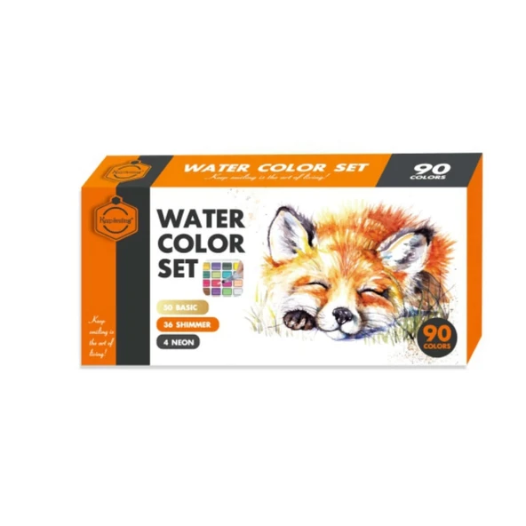 Supertrend Tablet Sulu Boya Seti 90 Renk Metal Kutu ürün görseli 1