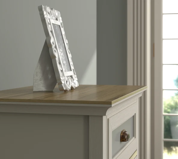 Hunerika Alenya Premium 4 Kapak 1 Çekmece Konsol- Minifiks - aytaşı/legnano - 4