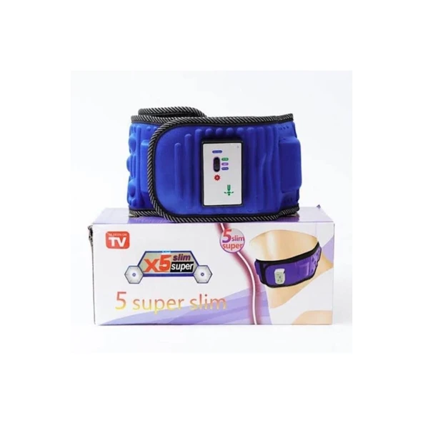 Super Slim 5 Motorlu Titreşimli Masaj Kemeri Göbek Eritme Aleti - 2