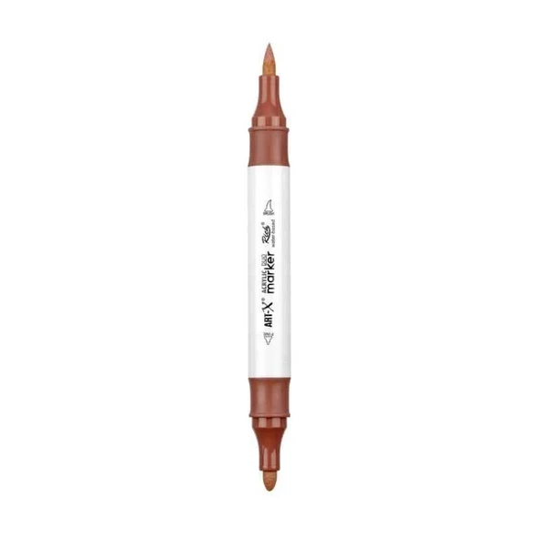 Supertrend Supertrend Acrylic Duo Marker Çift Uçlu Su Bazlı Boyama Markörü No:65 Mocha Kahve