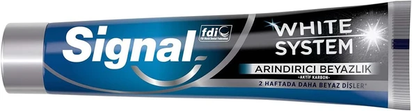 Signal White System Arındırıcı Beyazlık Aktif Karbon Diş Macunu 75 ml
