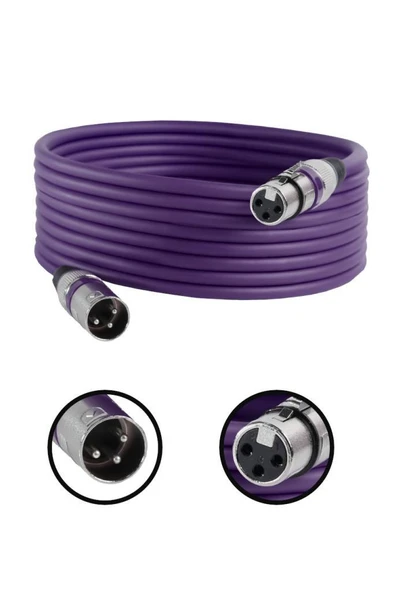 Midex MXL-10M-PRP Kaliteli XLR TO XLR 10 mt. Mikrofon Kablosu ürün görseli