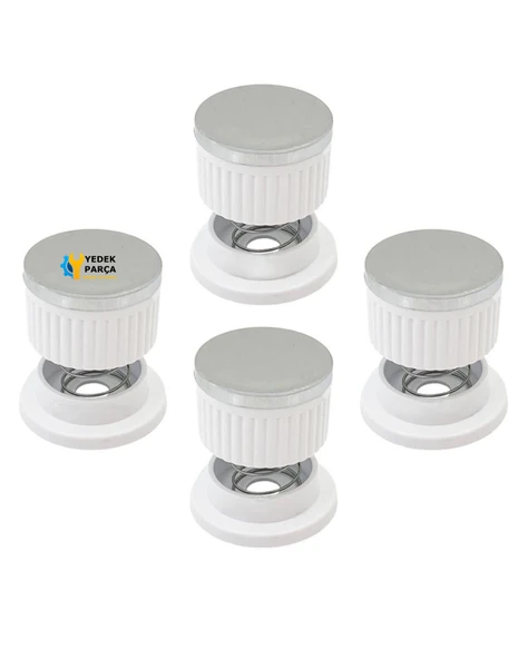 Optimum Düğme 4 lü Takımı Ankastre Set Üstü Ocak Düğmesi Beyaz Yaylı Görselle Eşleştiriniz ürün görseli