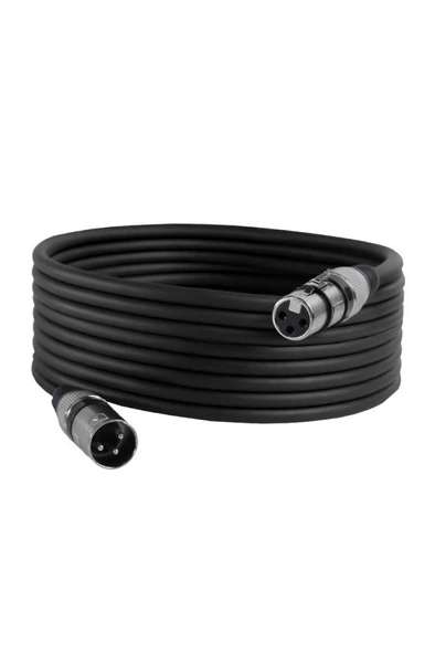 Midex MXL-10M-BK Kaliteli XLR TO XLR 10 mt. Mikrofon Kablosu - Resim 2