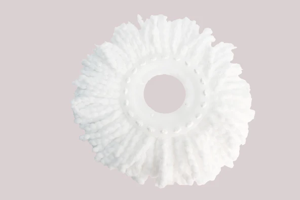 VICHY 360 Derece Mop Bezi Bütün Moplar ile Uyumlu  Yedek Başlığı – Kolay Sıkma ve Dayanıklı Lif VCH-6680 - Resim 2