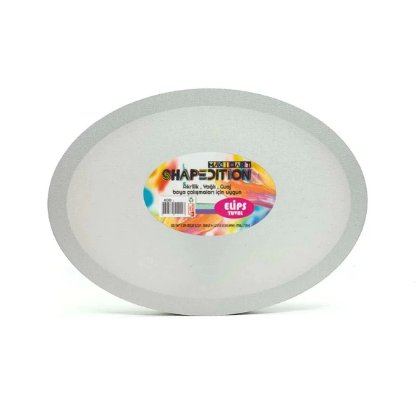 Supertrend Shapedition Edition Elips Tuval 15x25 cm. - 1