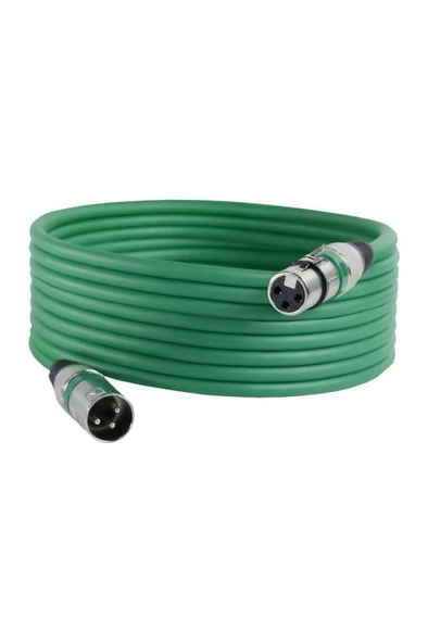 Midex MXL-10M-GR Kaliteli XLR TO XLR 10 mt. Mikrofon Kablosu - Resim 2