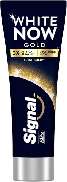 Signal White Now Gold 3 Kat Işıltı Diş Macunu 75 ml