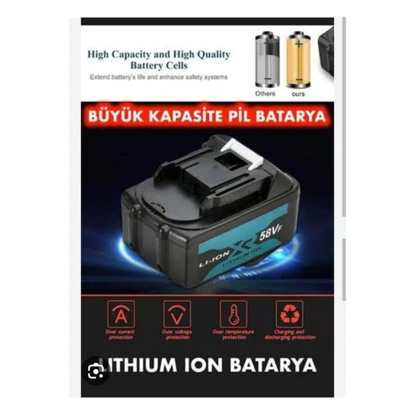 ASSUR BN-5 DAWREEK CHELIKBEİ KIMMER HAKTAŞ RETOOLS CAT POWER UYUMLU 10 PİLLİ BATARYA - 3