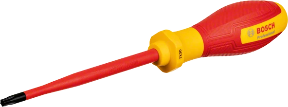 BOSCH Profesyonel İzoleli 1000 Volt T30 x 125 mm Torx Tornavida (1600A02NC9) ürün görseli