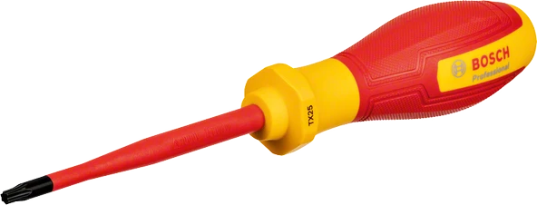 BOSCH Profesyonel İzoleli 1000 Volt T25 x 100 mm Torx Tornavida (1600A02NC8) ürün görseli