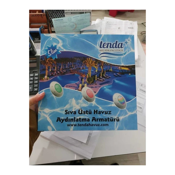 Havuz Lambası 32 Watt Sıva Üstü Aydınlatma Armatürü Beyaz - Resim 5