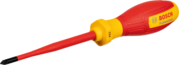 BOSCH Profesyonel İzoleli 1000 Volt PZ1 x 100 mm Yıldız Tornavida (1600A02ND1) ürün görseli
