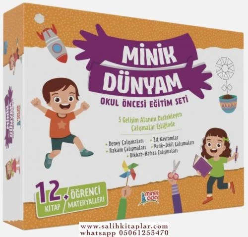 MİNİK DÜNYAM OKUL ÖNCESİ SETİ 4+YAŞ MİNİKADA