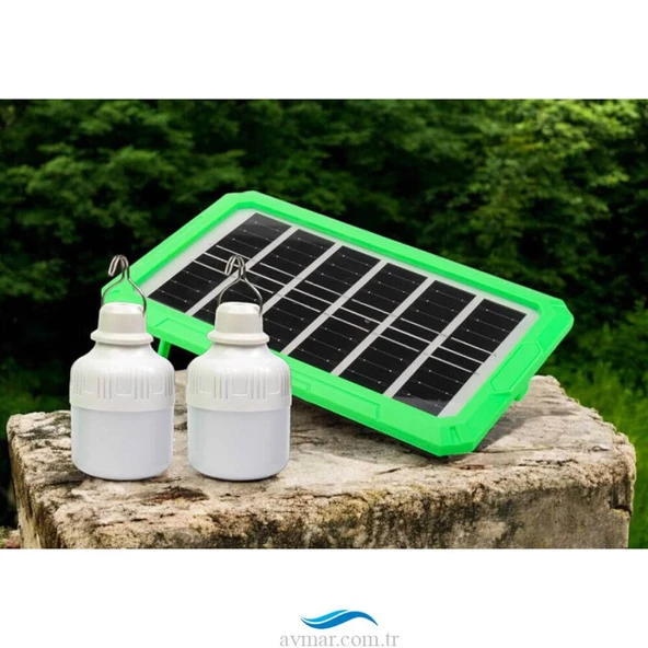 Panther Pt-S600 Şarjlı Solar Kamp Seti ürün görseli 1