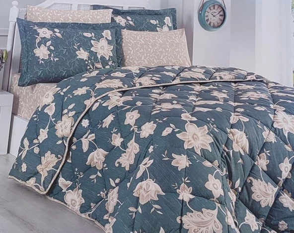 Clasy %100 Pamuk Ranforce Tek Kişilik Yorgan 155 x 215 - 4